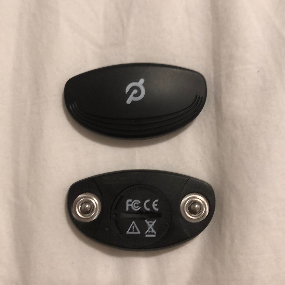 Peloton heart rate monitor.